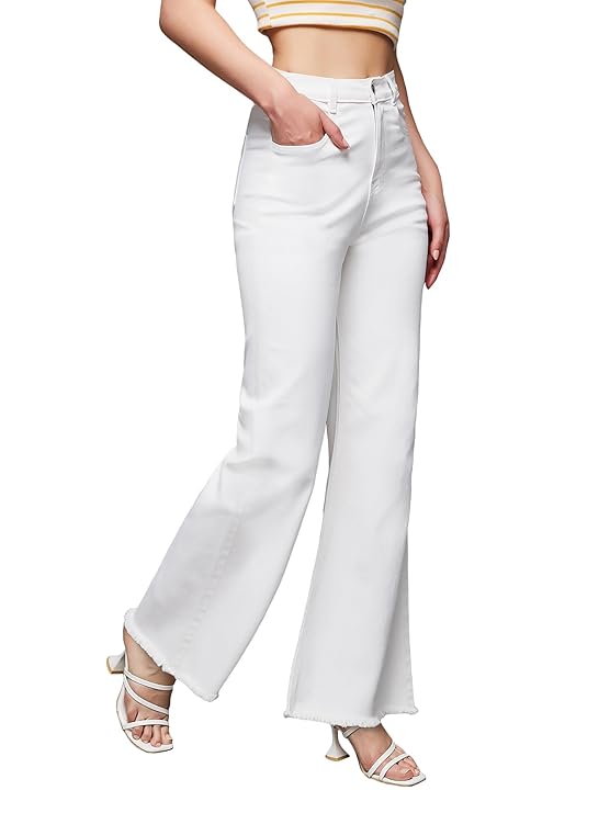 Miss Chase Women's Bootcut Fit High Rise Jeans