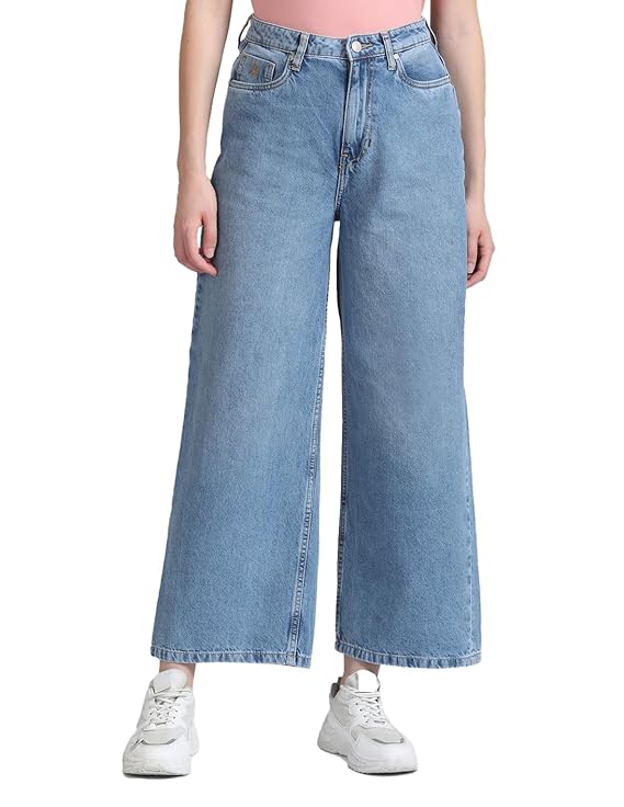 U.S. Polo ASSN. Women's Regular Fit High Rise Jeans