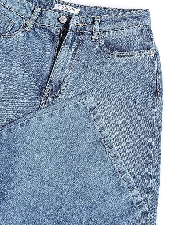 U.S. Polo ASSN. Women's Regular Fit High Rise Jeans - Image 7