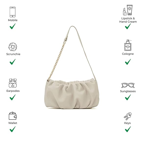 Miraggio Irene Women’s Shoulder Handbag – Stylish Small Purse for Ladies