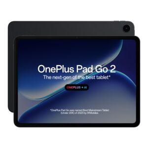 OnePlus Pad Go 2 12.1-Inch 2.8K Display Tablet – 8GB RAM, 128GB Storage, 120Hz, Shadow Black