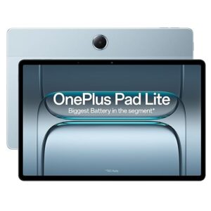 OnePlus Pad Lite 11-Inch LTE Tablet – 8GB RAM, 128GB Storage, 9340mAh Battery, Aero Blue